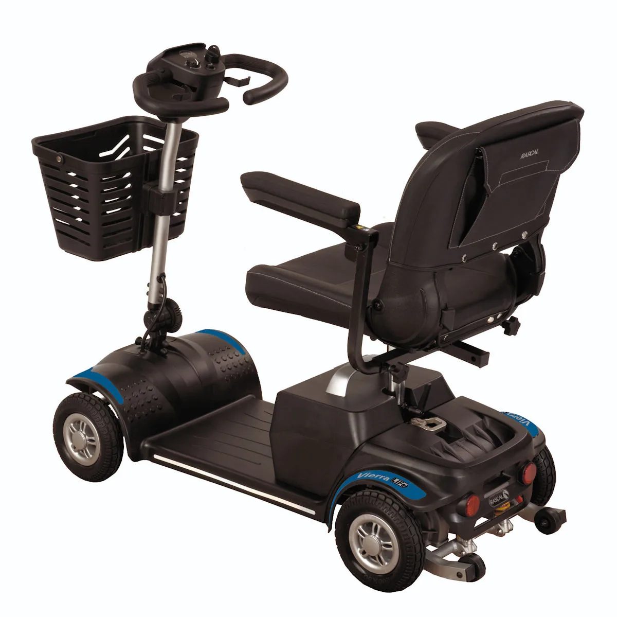 Vierra Life Mobility Scooter in Blue Rear View.jpg